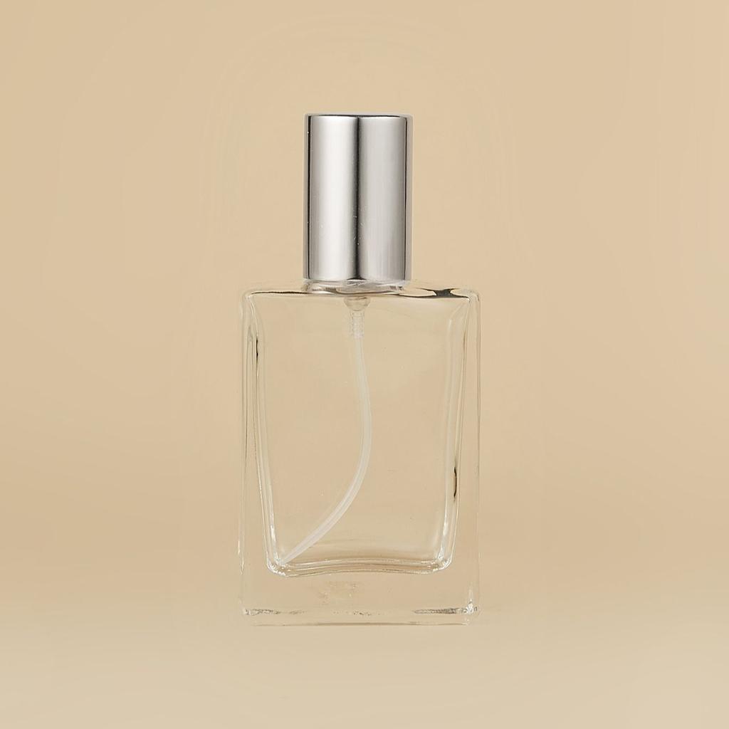 30 мл винтовой квадратный стеклянный спрей, дозатор Qerfume, косметическая упаковка, пустая бутылка, спринклер для жидкого прессования, флакон для духов