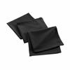 Lot De 3 Serviettes De Table "Mistral" 40x40cm Noir