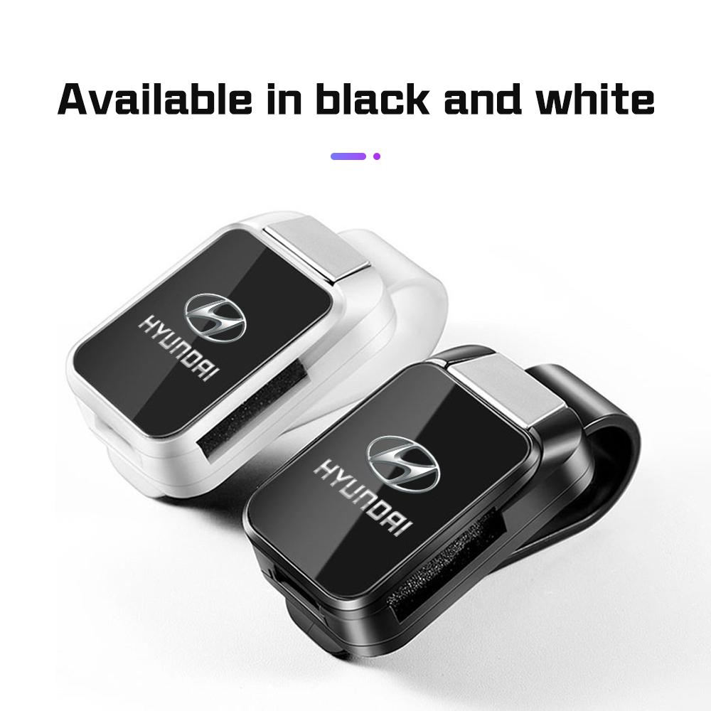 Car Interior Glasses Clip ABS For Hyundai I30 I20 IX35 I40 Tucson Getz Sonata Veloster Elantra Sunglasses Holder Eyeglass Hanger XX31