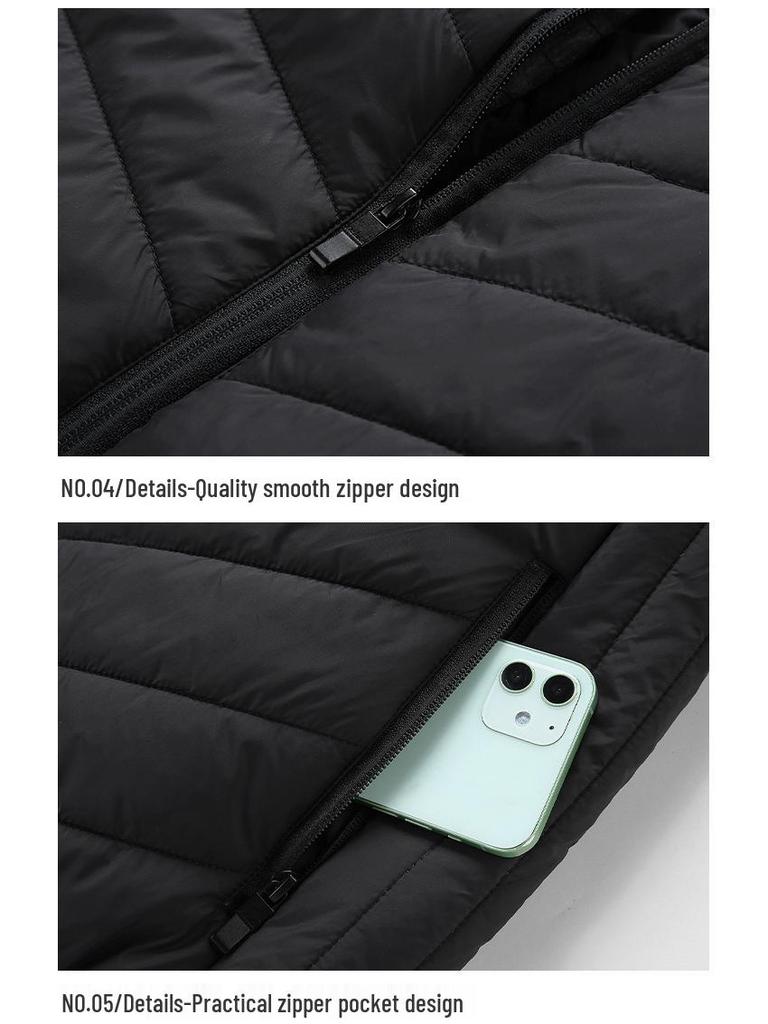 Women's Smart Heated Cotton Vest - Winter Outerwear with Carbon Fiber Electric Heating for Constant Warmth