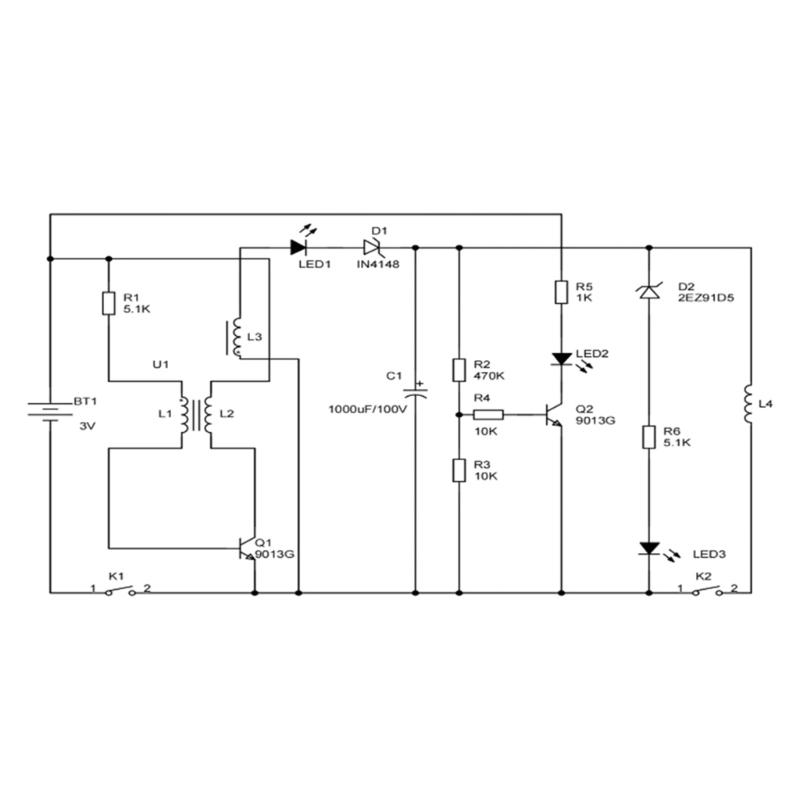 Набор для практики пайки Самодельный Электромагнитный Излучатель DIY Набор Катушки Повышающий Передатчик с Платой Высокого Напряжения