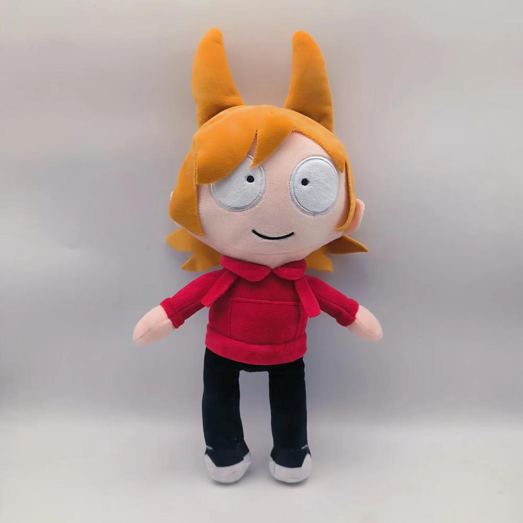 Плюшевая кукла персонажа Eddsworld Мягкая набивная игрушка Милая мультяшная фигурка Плюшевая игрушка Коллекционная Подарок Декор