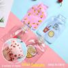 Korean Transparent Cartoon Pearlescent Cloth Water-Filled Explosion-Proof Student Hand Warmer Hot Water Bag