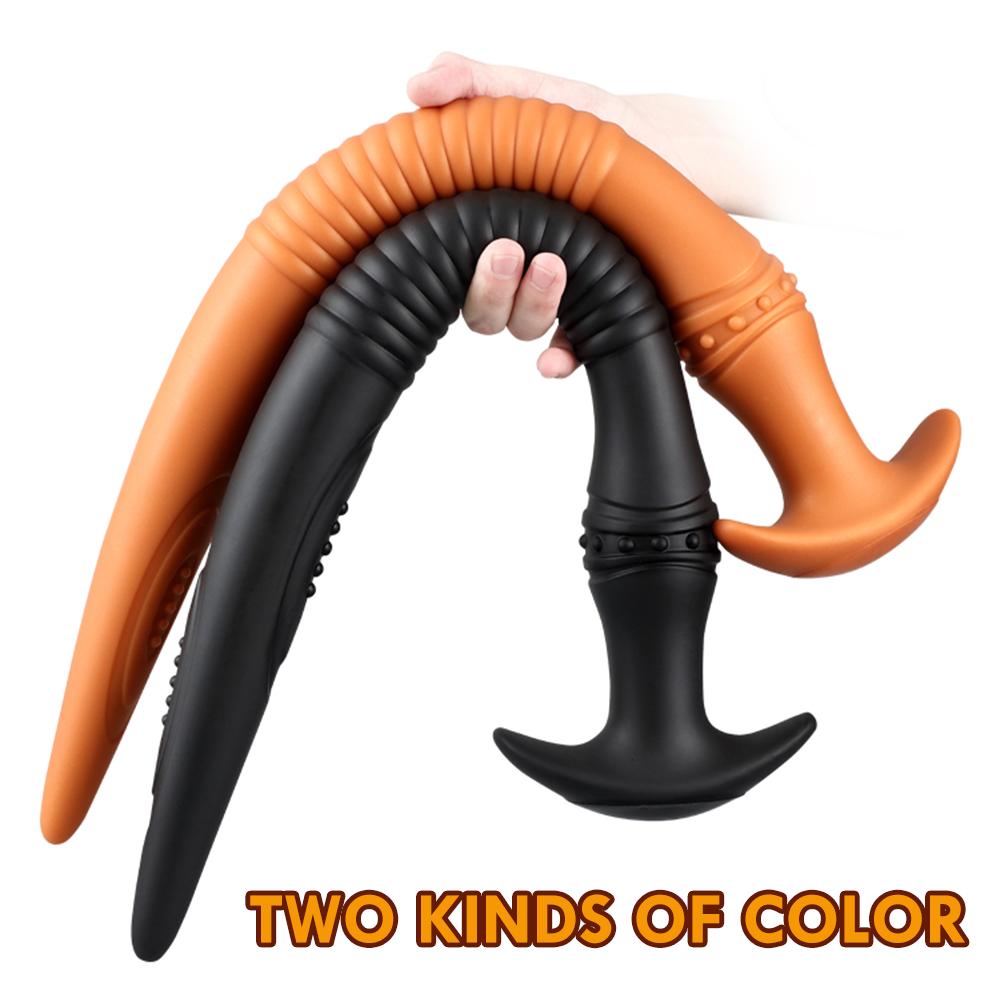 Супер длинный силиконовый анальный фаллоимитатор, огромный мягкий анальный анальная пробка, эротические секс-игрушки для взрослых для женщин и мужчин, расширитель ануса, большая анальная пробка, секс-игрушки