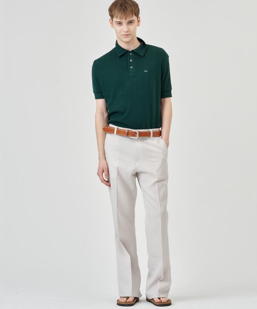 THE-ABON Hers Spandex Bootcut Slacks Ivory