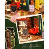 CPOWACE DIY Dollhouse Scarborough Handmade Kit Миниатюрная коллекция для начинающих Акриловый футляр в комплекте (ES009)