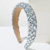 Korean Style Resin Pearl Headband Full Rhinestone Luxury Hairband  For Women Gift