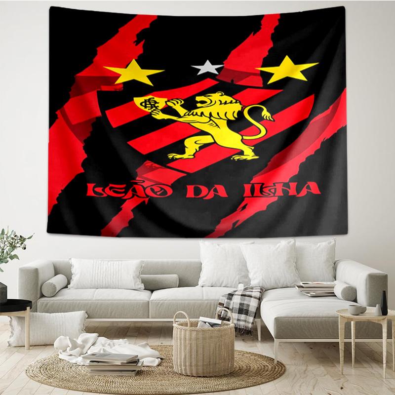 Football Club Emblem lion Tapestry Hanging for Bedroom,Livingroom, Playroom,Decor Art Room Wall Tapestry Holiday and Birthday Gifts