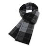 Men Scarf Plaid Print Winter Warm Thick Imitation Cashmere Long Scarf Medium Length Shawl Cold Weather Accessory