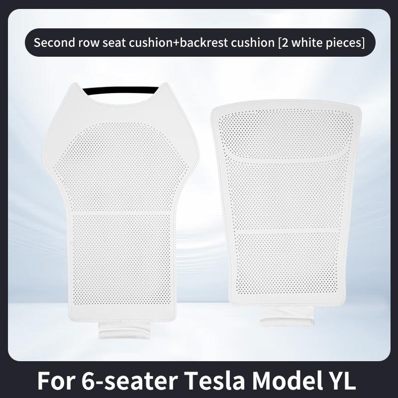 Для 6-местного Tesla Model YL Подушка на сиденье автомобиля, Подушка на переднее и заднее сиденье Model Y L, Подушка на спинку сиденья, Подушка для защиты сиденья