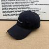 Soft top old ripped baseball cap women's ins wind versatile embroidered letters sunshade face small cap
