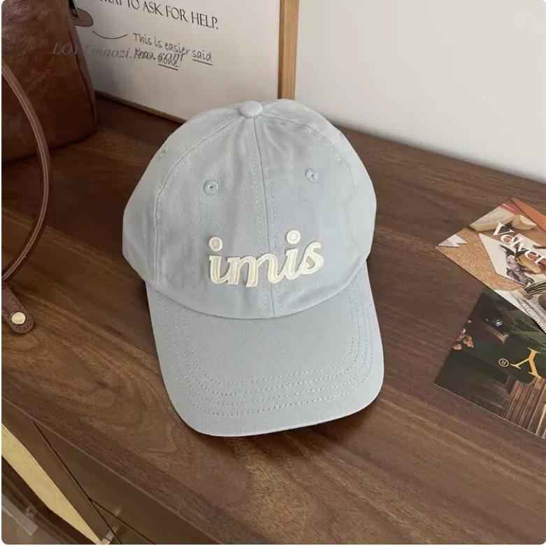 Korean Version Of Imis Letter Soft Top Baseball Cap Children Spring Personality Fashion Casual Versatile Quality Cap Men