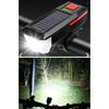 ® Светодиодный велосипедный фонарик на солнечной батарее с USB-аккумулятором, звуковым сигналом и водонепроницаемой фарой