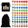 DND Dice Sets 7 Polyhedral Dices with a Drawstring Bag Great for Dungeons and Dragons Role Playing Table Game