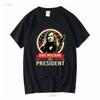 Dave Mustaine for President T Shirt S to 4XL long sleeves vintage Washed homme streetwear Stylish Stretched Unisex Breathable
