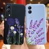 For Vivo Y53S 5G Case Vivo Y72 5G V2041 Phone Cover Silicone Cactus Soft Funda For Vivo Y52 Y 53s Y72 5G Sunflower TPU Bumper