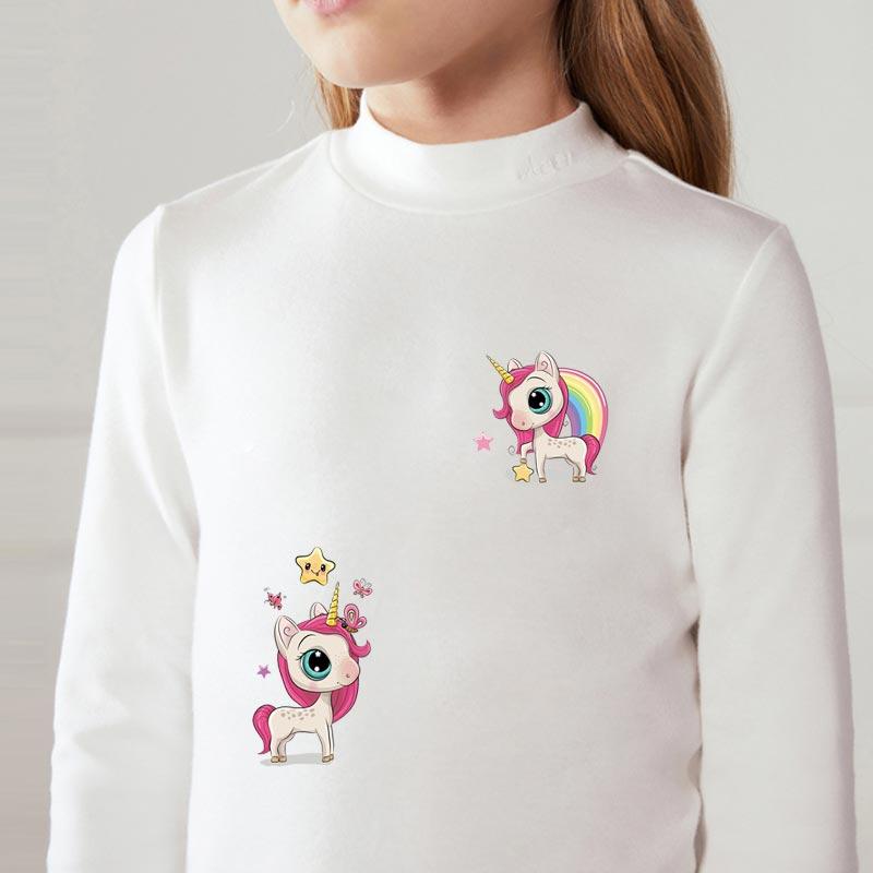 Нашивки на одежду, комплект с волшебным единорогом, модный аксессуар «сделай сам», наклейка в полоску, термопресс, аппликация, джинсовая нашивка, утюг на одежде