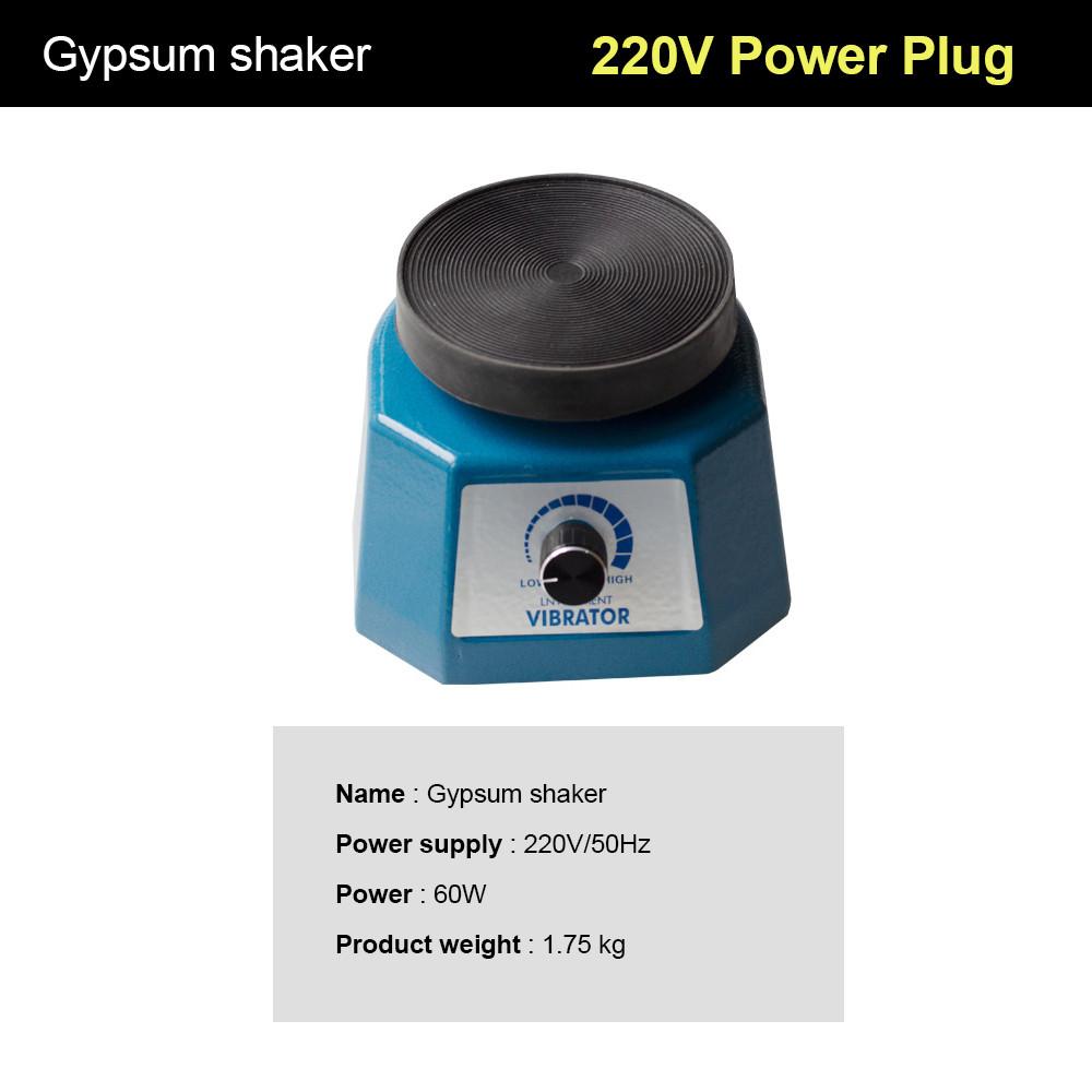 4" Round Plaster Oscillator Non-Slip Lab Vibrator Small Size High Power Dental Vibrating Plate Gypsum Shaker