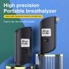 Digital Breath Alcohol Tester Professional Breathalyzer with LCD Digital Display & Flashlight Accurate Alcohol Tester with 5 Mouthpieces