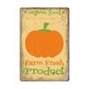 Pumpkin Vintage Poster Tin Sign Plate Thanksgiving Retro Metal Signs Plaque Bar Pub Kitchen Home Decor Halloween Gift