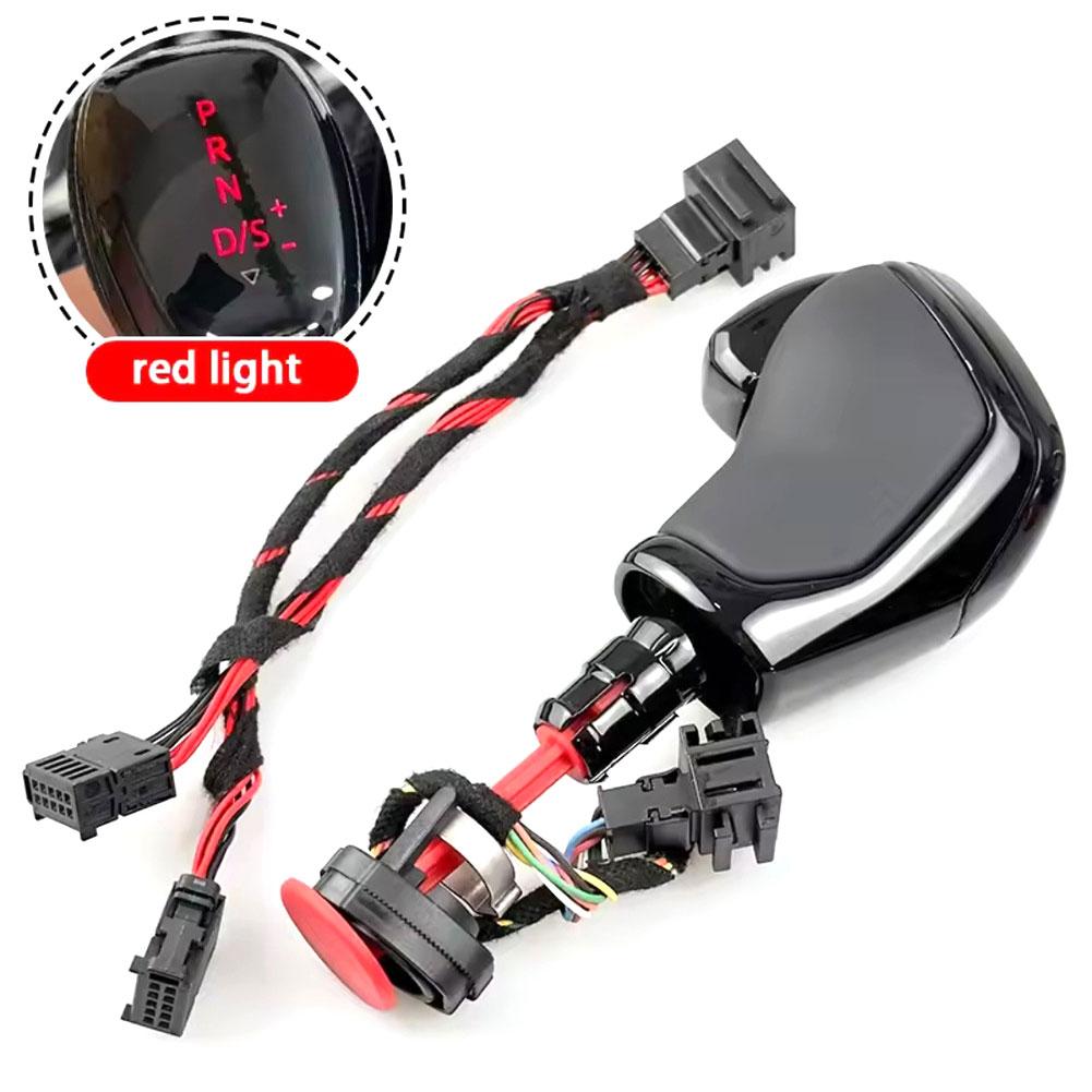 Светодиодная электронная ручка с подсветкой, ручка переключения передач для VW Golf MK6 MK7, автоматическая коробка передач, селектор, автомобильная запчасть