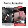 Hidden Car Back Seat Hook Headrest Suede Soft Hanging Hook For Citroen Jumper Celysee Cactus Picasso Aircross Saxo Grand