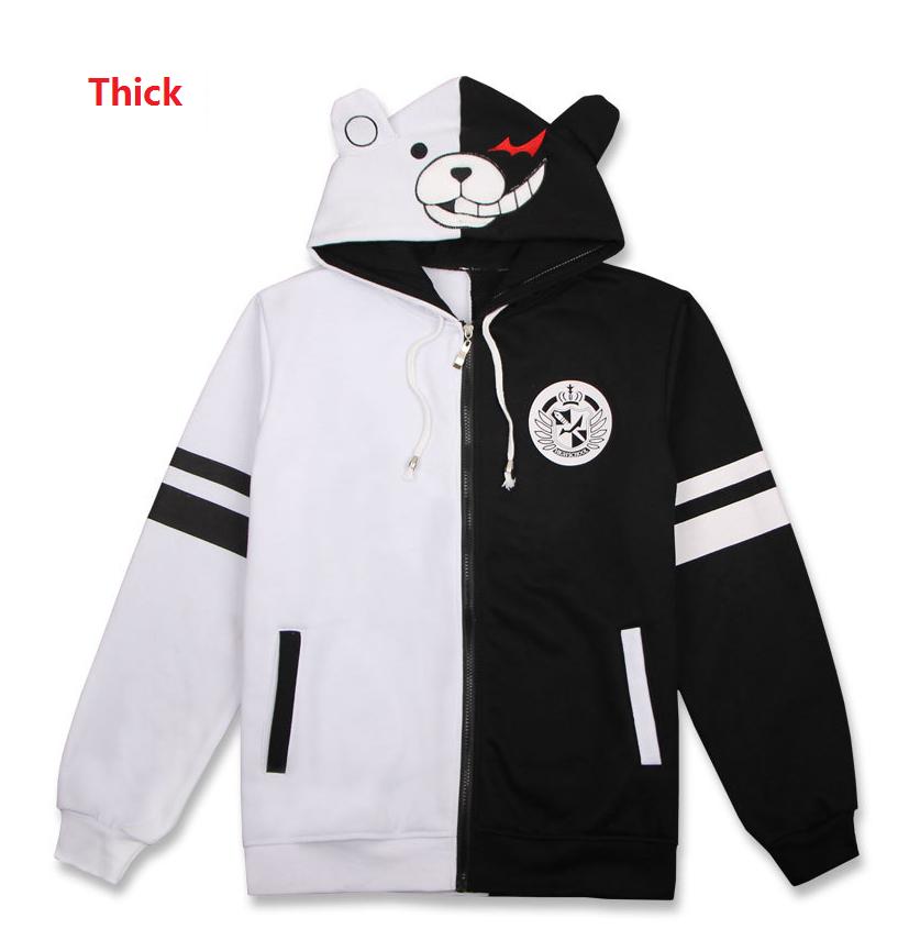 Стильное унисекс худи для косплея Danganronpa Монокума из удобной мягкой ткани