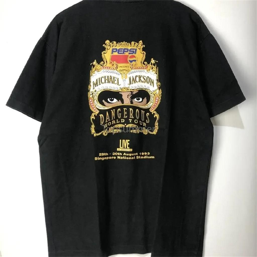 Винтажная футболка Michael Jackson Dangerous World Tour 1993