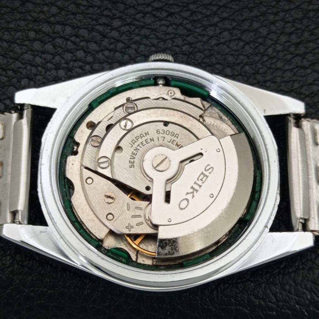 ВИНТАЖНЫЕ АВТОМАТИЧЕСКИЕ SEIKO 5 ВОССТАНОВЛЕННЫЕ ЯПОНСКИЕ МУЖСКИЕ ЧАСЫ С ЖЕЛТЫМ ЦИФЕРБЛАТОМ a443960-1