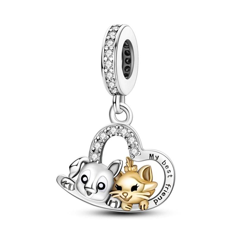 Charms Plata De Ley Evil Blue Eyes Copper Sun Star Elk Dinosaur Flower Charm Of Original Fits Women Anniversary Diy Jewelry