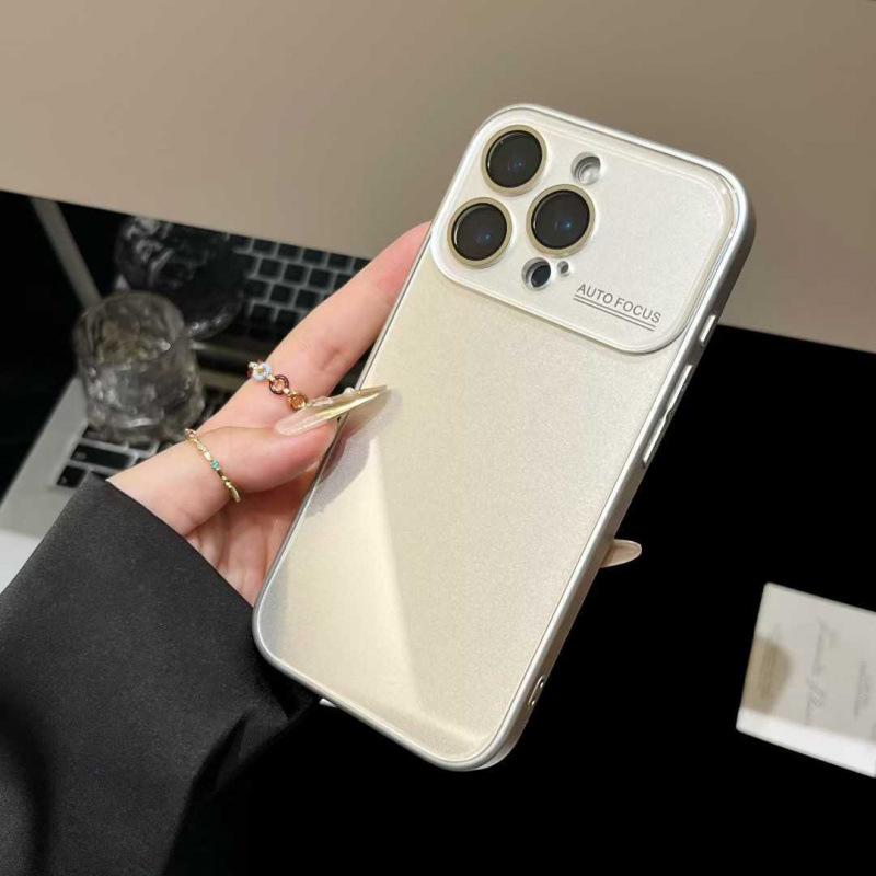 Летний конфетный цвет, чехол для iPhone 17 Pro Max с большим стеклянным окном для женщин - Подходит для Apple 15 и 14, Минималистичный дизайн для iPhone 13