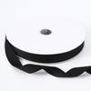 Лента с нитью Черно-белая Отбеленная Полиэстеровая Репсовая лента Однотонная Репсовая лента Аксессуары для одежды Тесьма