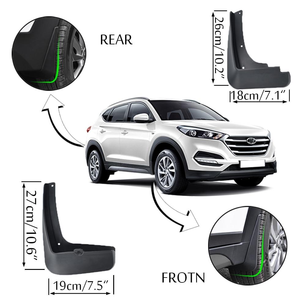 Автомобильные брызговики для Hyundai Tucson TL 2015-брызговики, брызговики, передние и задние брызговики 2016 2017 2018