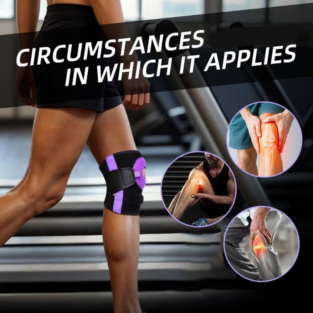 Anti-slip Knee Brace Silicone Patellar Tendon Support Protective Equipment Sports Knee Pad Fitness