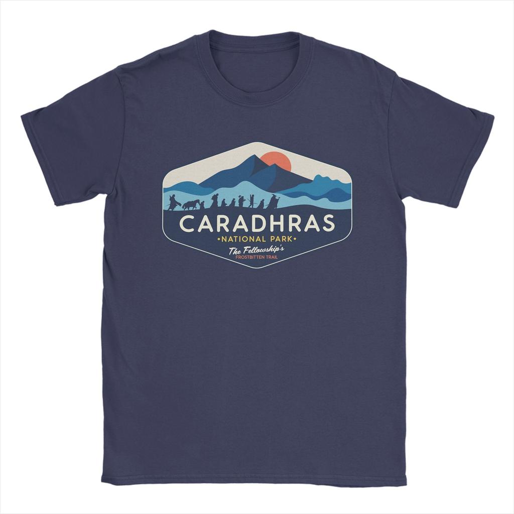 Unisex Caradhars National Park The Fellowships Frostbitten Trail T Shirt LLords Of The RRings 100 Cotton Tees Printed TShirt