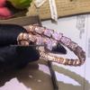 Браслет-змея Seiko из 18-каратного золота с бриллиантами: Женское кольцо из стерлингового серебра 925 пробы, двойной круг, инкрустация перламутром.