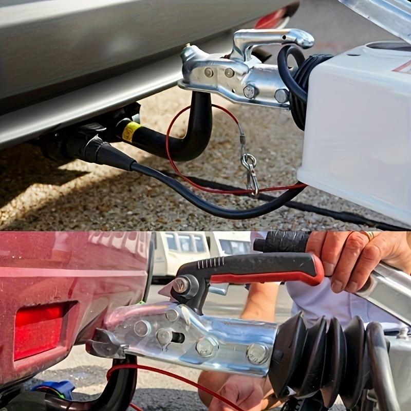 Stainless Steel Wire Rope Trailer Breakaway Rope Trailer Caravan Brake Away Breakaway Safety Cable Braked Hitch Accessories Part