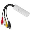 USB-карта захвата видео и аудио, аналоговый RCA S-Video AV-вход, адаптер для компьютера PC
