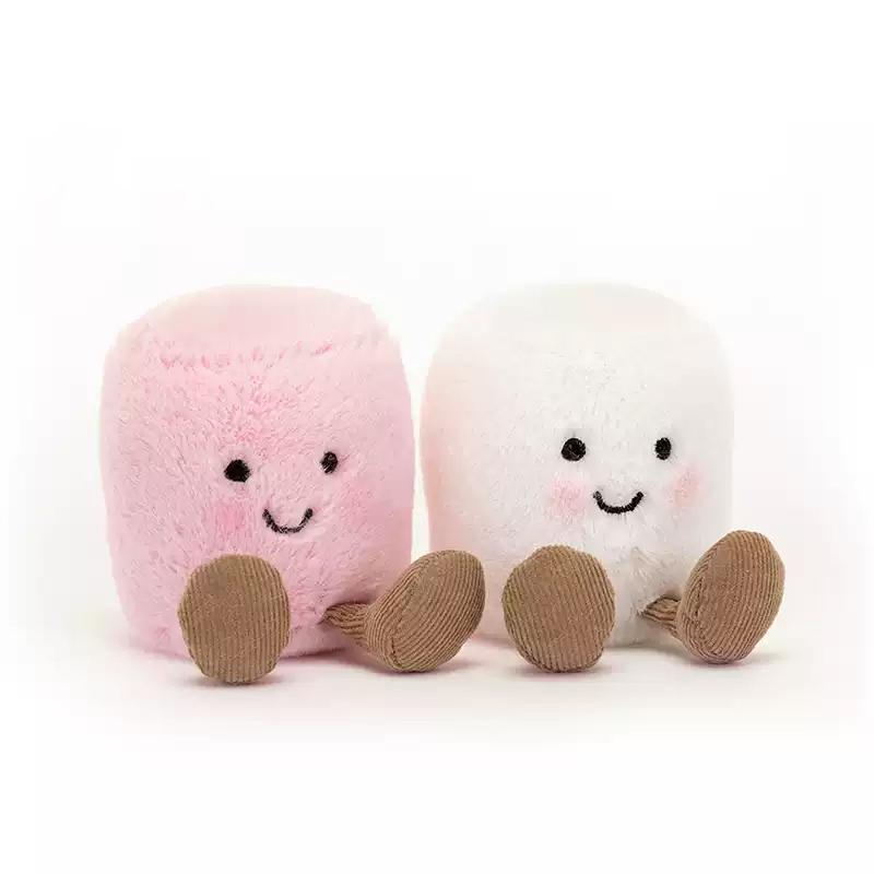 Fun marshmallow plush toy doll, bed doll, couple