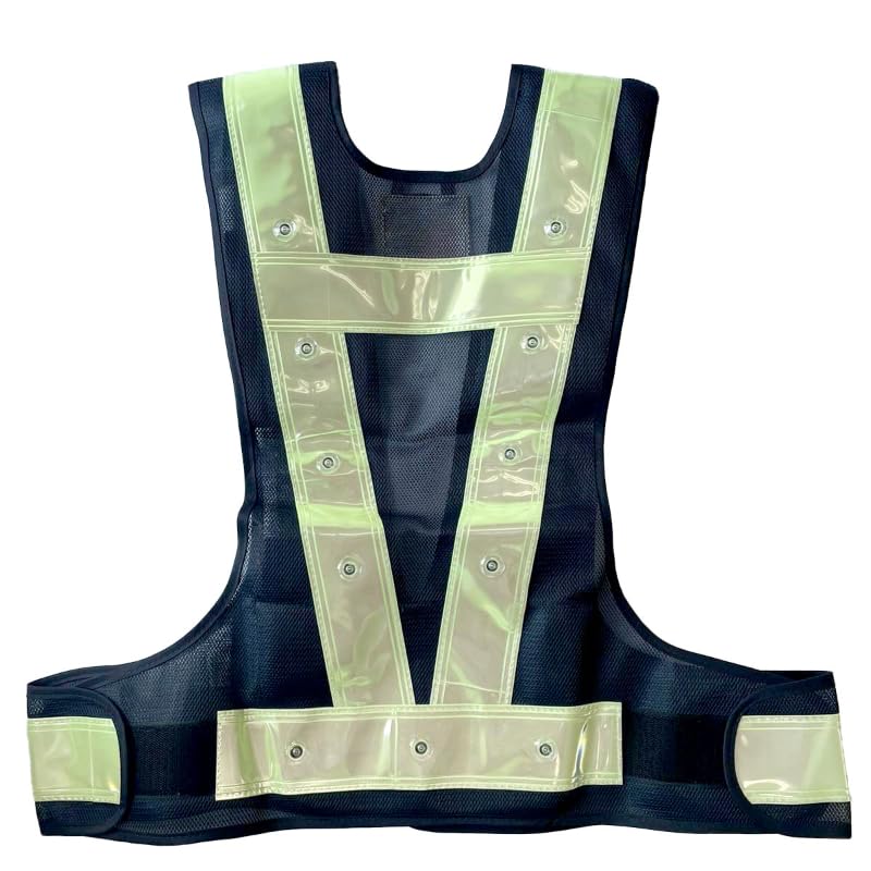 Защитный жилет 3017203 Бесплатно [Mizukei] (со светодиодом) Темно-синий/белый
