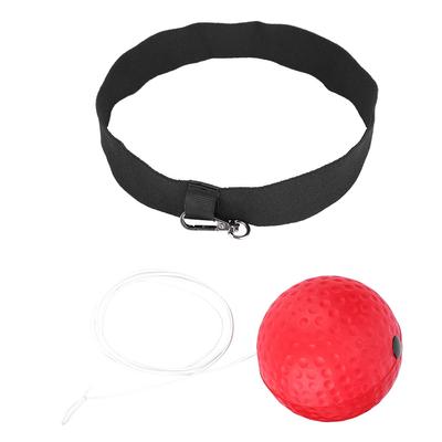 Боксерское оборудование Fight Punch Reflex Ball с повязкой на голову для тренировок, снятия стресса, бокса, красный