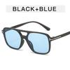 European American Style Women Sunglasses Double Bridge Square Shape Designer Sun Glasses UV400 Protection Man Sunglass
