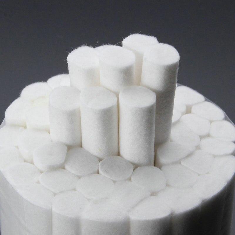 1000Pcs/Pack Disposable Dental Medical Surgical Cotton Rolls Tooth Gem High-purity Cotton Roll Dentist Supplies
