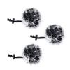 COMICA Pin Mic Wind Muff Gray 3pcs Adjustable