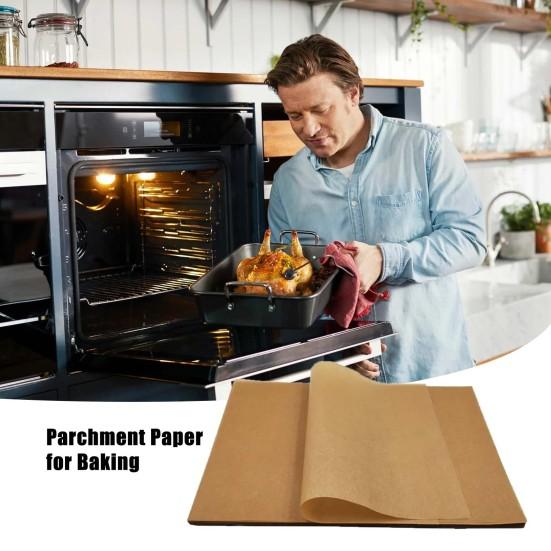200Pcs Baking Disposable Paper Sheets Non-Stick Parchment Paper for Baking Grilling Air Fryer