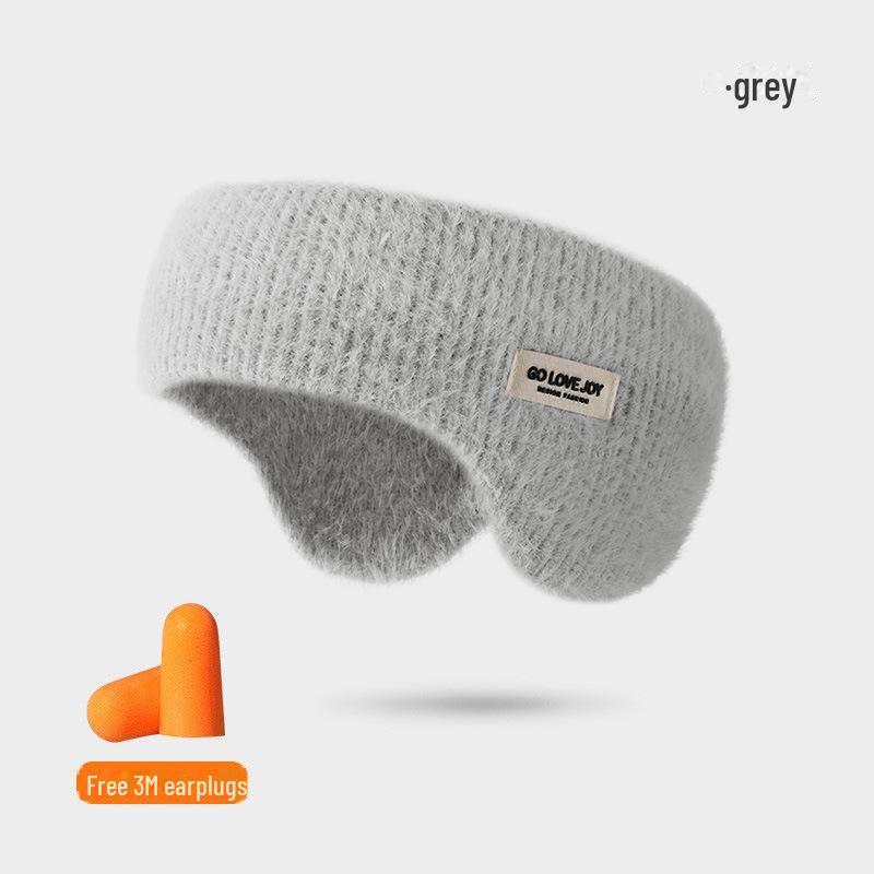 DEZ43 Унисекс ветрозащитные вязаные шерстяные бархатные наушники - Модные осенние и зимние наушники