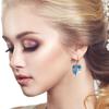 925 Silver Blue London Topaz Sterling Gemstone Earring Earrings Jewelry