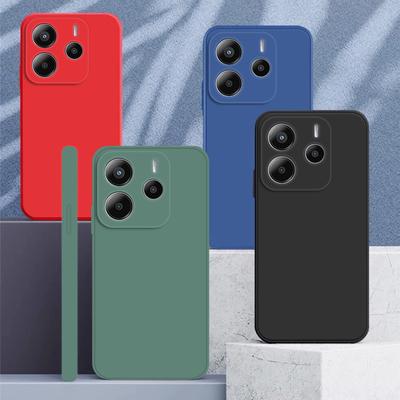Для Xiaomi Redmi Note 14 5G Чехол Redmi Note 14 5G Обложка Мягкий Жидкий Силикон Защитные Чехлы для Телефона Redmi Note 14 Pro Plus Funda