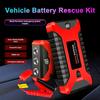Multifunctional Car Battery Jump Starter with LED Flashlight Easy To Use 12V Portable Power