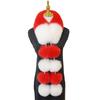 Cold-Proof Faux Plush Christmas Scarf Windproof Warmth Magnetic Scarf  Cold Weather
